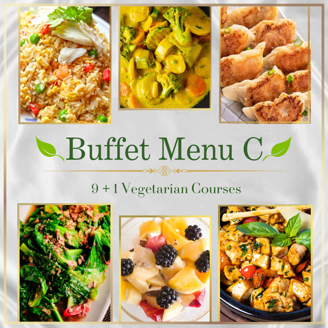 Vegetarian Buffet Menu C (9+1 Courses) Vegetarian Buffet Menu C (9+1 Courses)